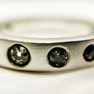 Silver & Diamonds ring.