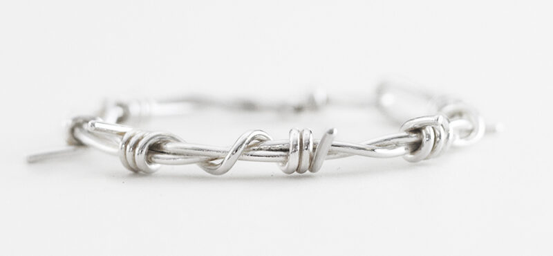 medium barb wire bracelet