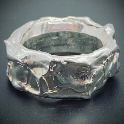 silver organic ring