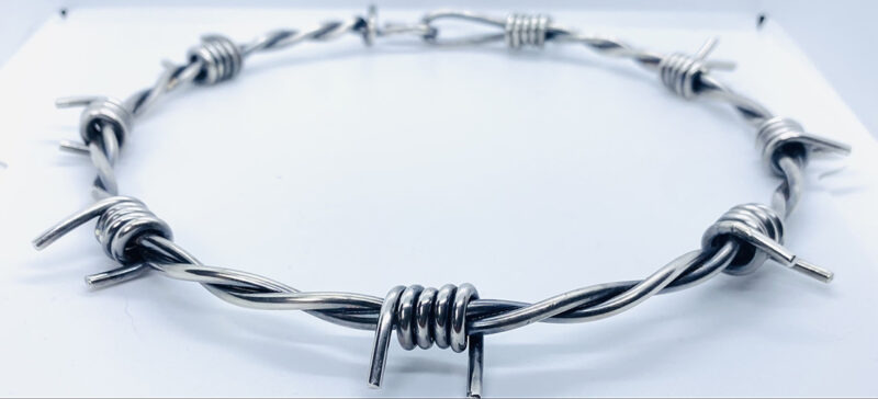 Large Barb Wire Necklace - Image 4
