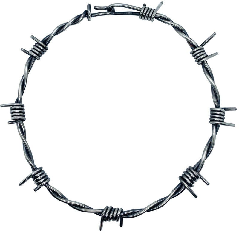 Large Barb Wire Necklace - Image 3